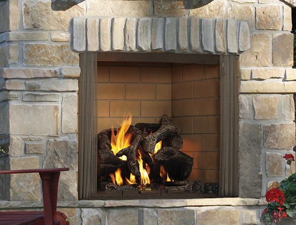 Harman Castlewood Wood Fireplace with Stone Surround