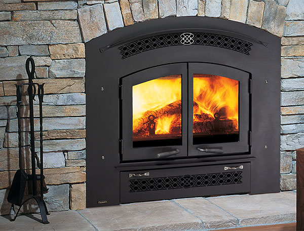 Regency Excalibur EX90 Wood Fireplace with stone surround