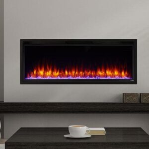 SimpliFire Allusion Platinum Electric Fireplace