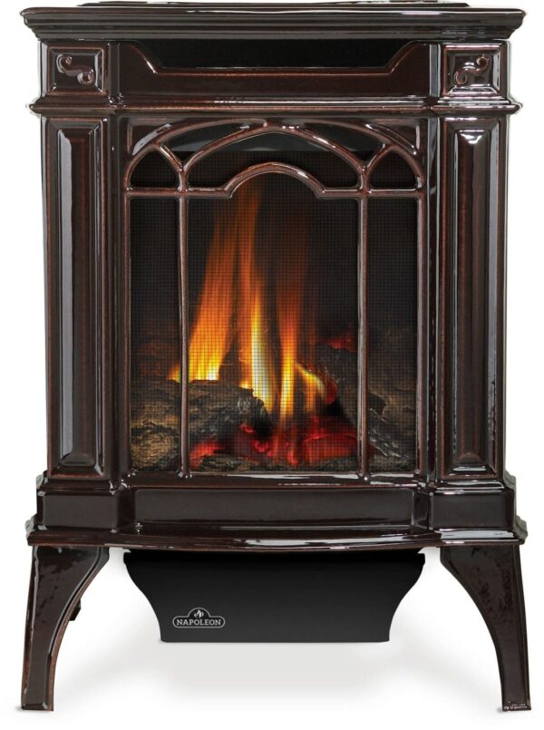 Napoleon - Arlington™ Direct Vent Stove, Natural Gas, Millivolt Ignition - Majolica Brown