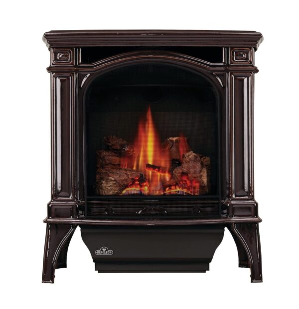Napoleon - Bayfield™ Direct Vent Stove, Natural Gas, Electronic Ignition - Majolica Brown