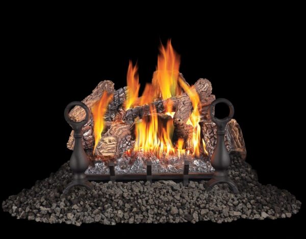 Napoleon - Fiberglow™ 18 Gas Log Set, Natural Gas, Electronic Ignition