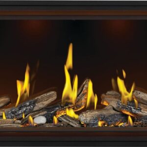 Napoleon - Tall Linear Vector™ 62 with Luminous Logs, Direct Vent Fireplace, Natural Gas, Electronic Ignition