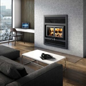 Ventis - Large Double-Door Wood-Burning Fireplace - HE325